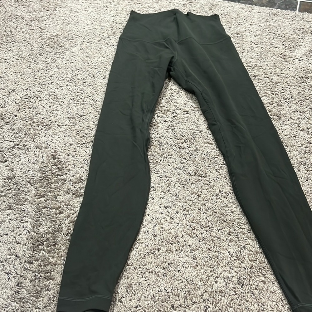 lululemon athletica Dark Green Leggings